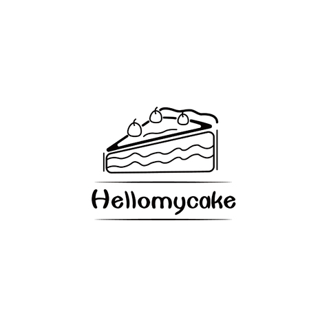 Hellomycakelogo设计