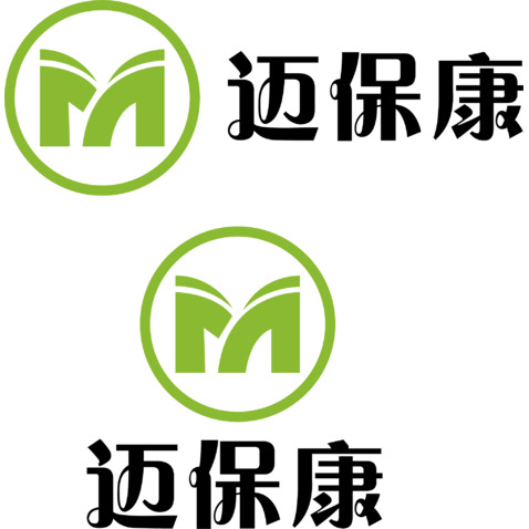 迈保康logo设计