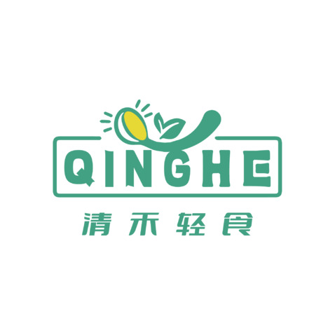 清禾轻食logo设计