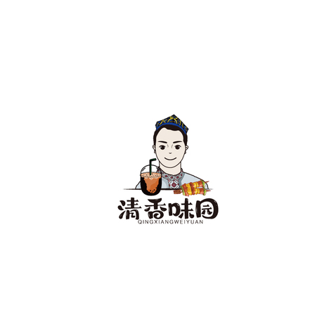 清香味园logo设计