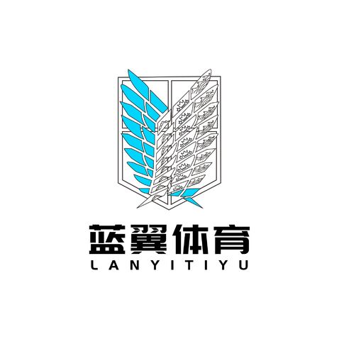 蓝翼体育logo设计