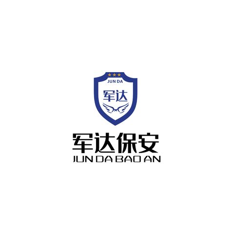 军达保安logo设计