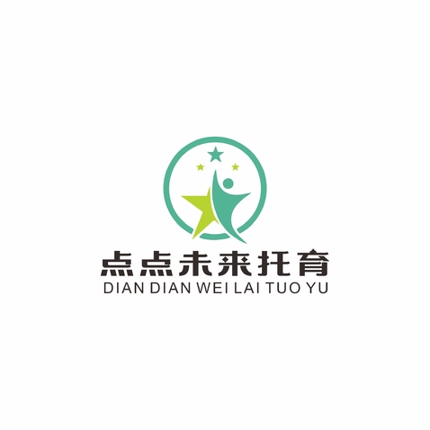 点点未来托育logo设计