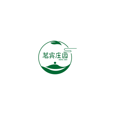 茗宾庄园logo设计