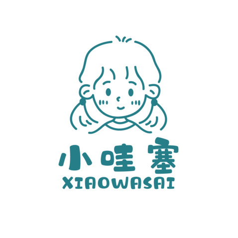 小哇塞logo设计