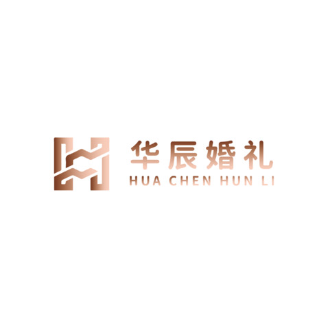 华辰婚礼logo设计