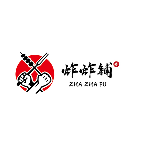 炸炸铺logo设计