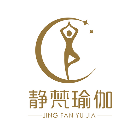 静梵瑜伽logo设计