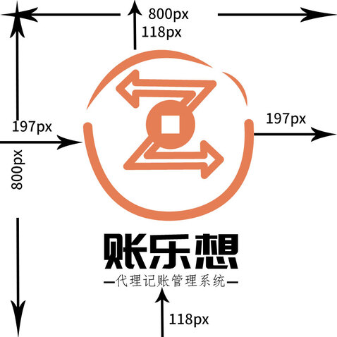 账乐想logo设计