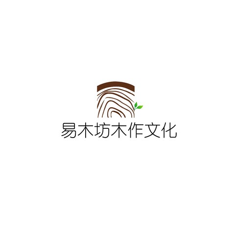 易木坊木作logo设计