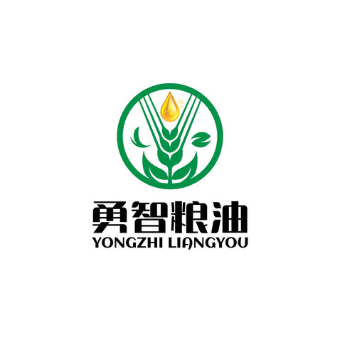 勇智粮油logo设计