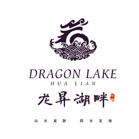 龙胜湖畔logo设计