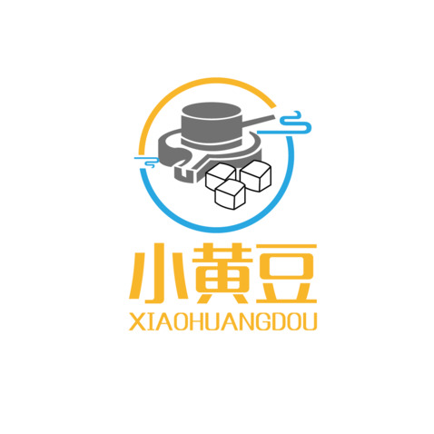 小黄豆logo设计