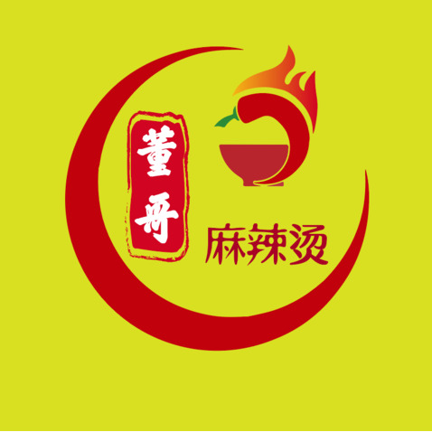 董哥麻辣烫logo设计