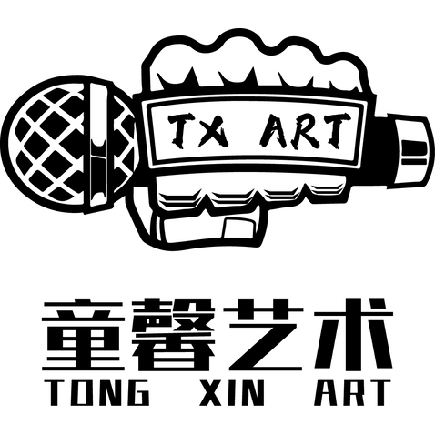 童馨艺术logo设计