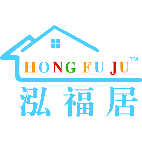 鸿福居logo设计