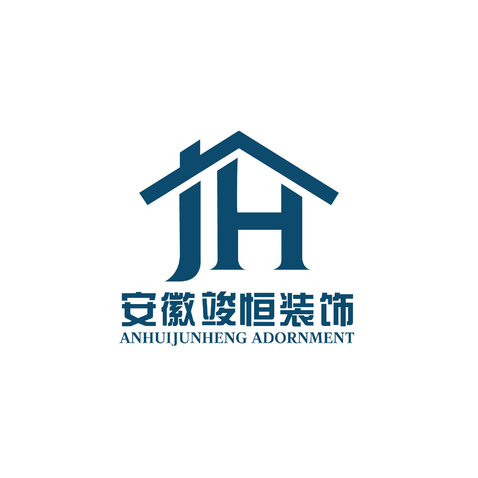 安徽竣恒装饰logo设计