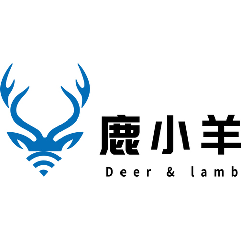 鹿小羊logo设计