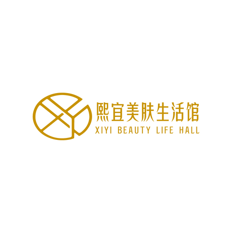 熙宜美肤生活馆logo设计