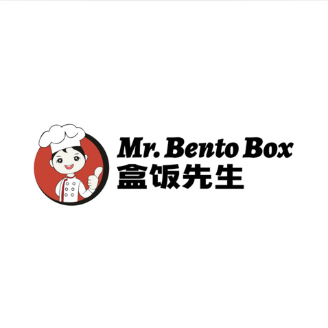 盒饭先生logo设计