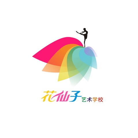 花仙子艺术学校logo设计