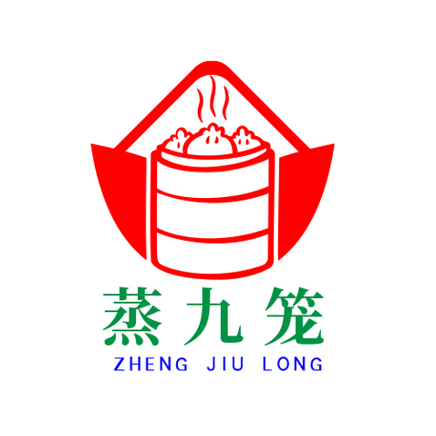 蒸九笼logo设计