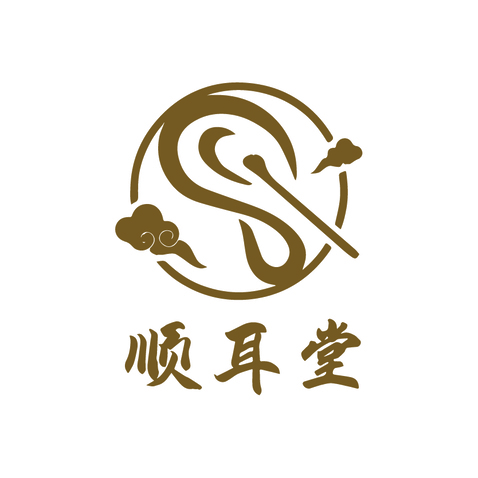 顺耳堂logo设计