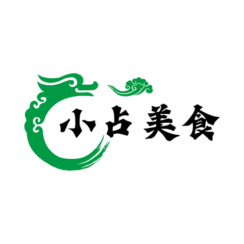 小占美食logo设计