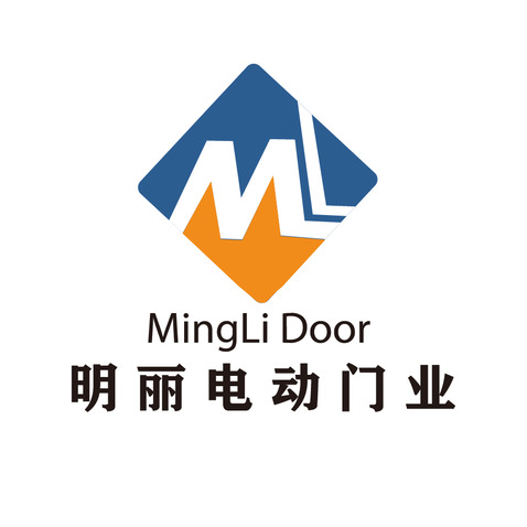 明丽门业logo设计