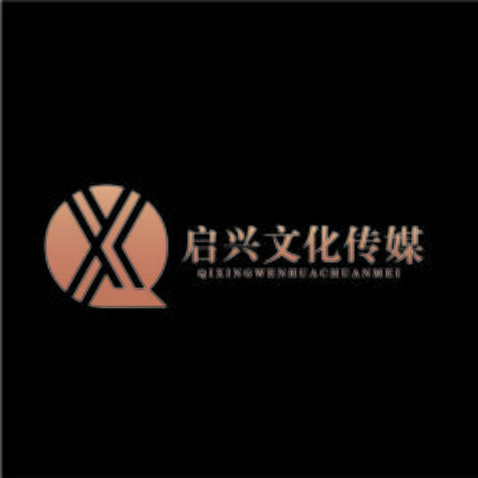 启兴文化传媒logo设计