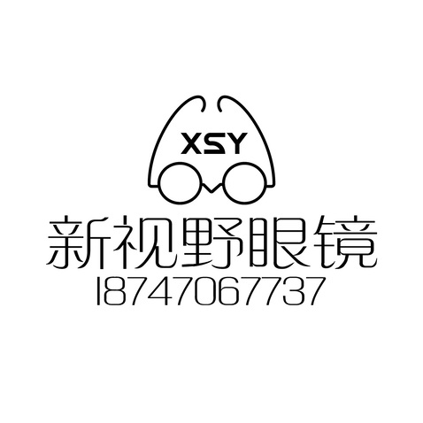 新视野眼镜logo设计