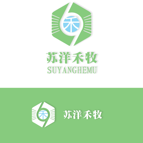 苏扬禾牧logo设计