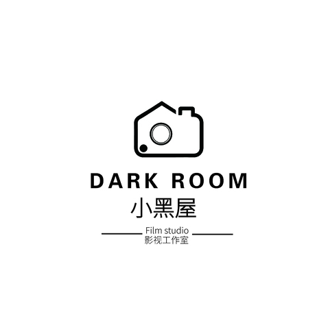 小黑屋logo设计