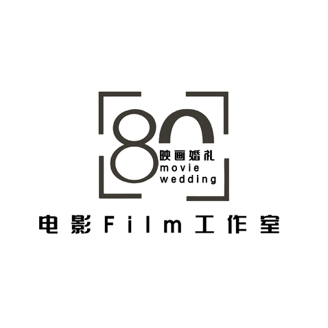 80映画婚礼电影Film工作室logo设计