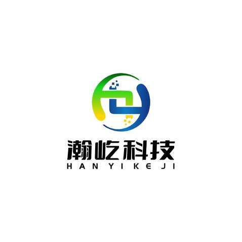 瀚屹科技logo设计