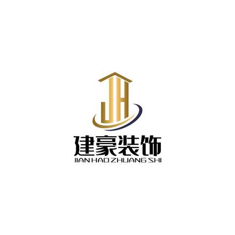 建豪装饰logo设计