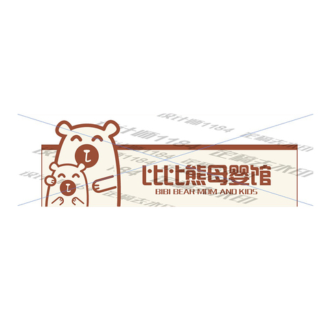 比比熊logo设计