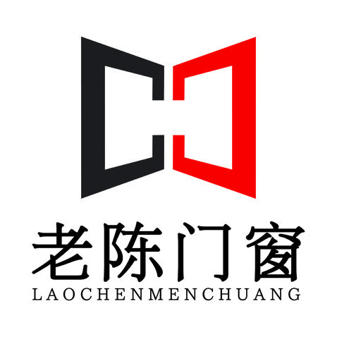 老陈门窗logo设计