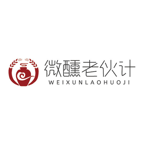 微醺老伙计logo设计