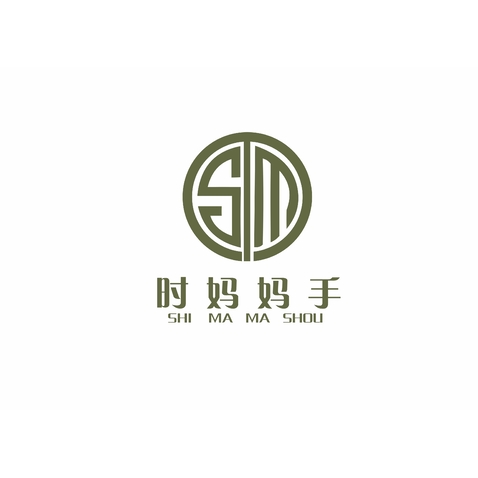 时妈妈手logo设计