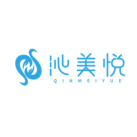 沁美悦logo设计