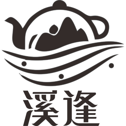 溪逢茶叶logo设计