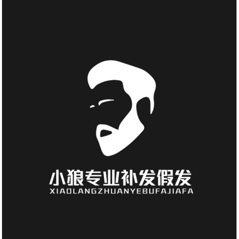 小狼专业补发假发logo设计