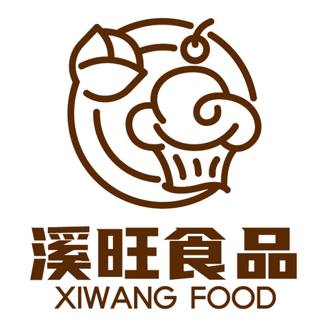 溪旺食品logo设计