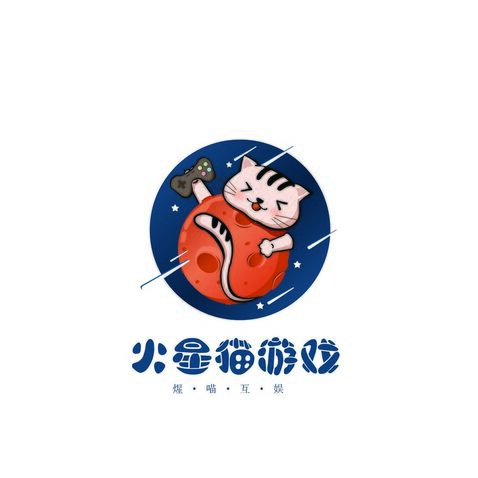 火星猫游戏logo设计