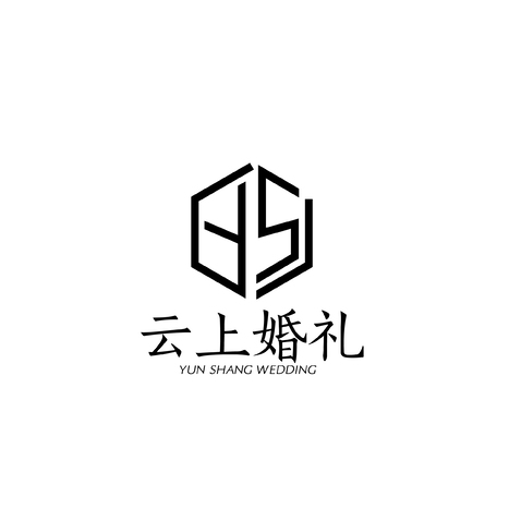 云上婚礼logo设计