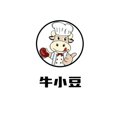 牛小豆logo设计