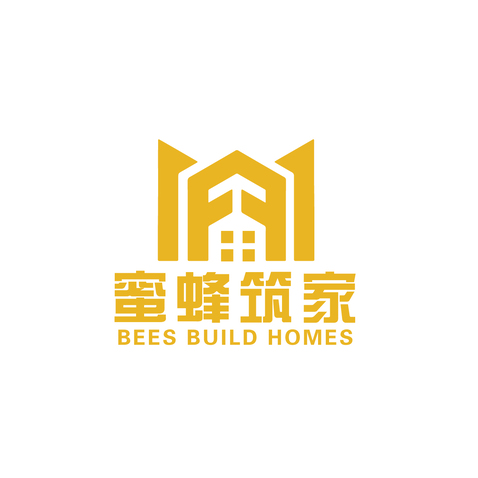 广东蜜蜂筑家管理有限公司logo设计