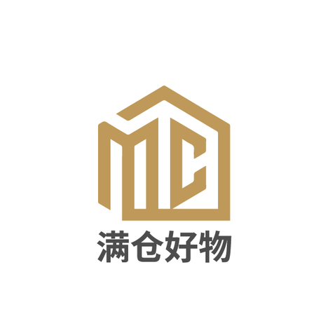 满仓好物logo设计