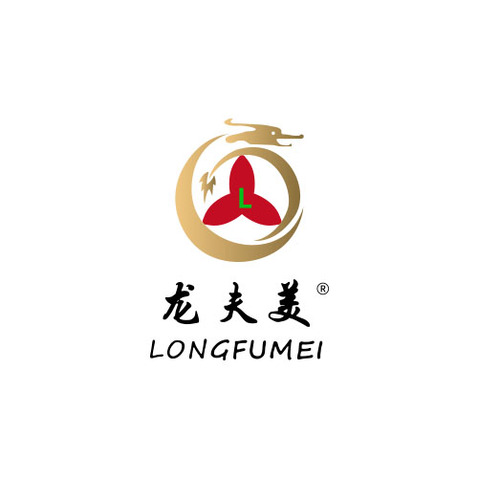 龙夫美logo设计